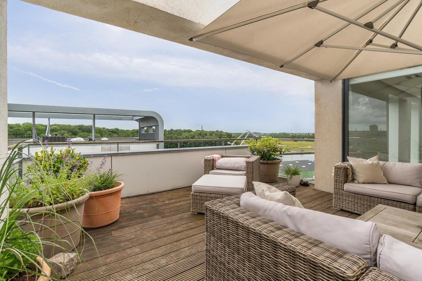 Casa de férias Lejlighed I Penthouse Med Fire Terrasser Balkoner Og En Fantastisk Udsigt Over Havn