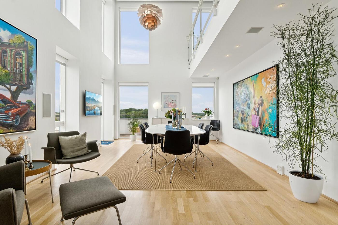 Lejlighed I Penthouse Med Fire Terrasser Balkoner Og En Fantastisk Udsigt Over Havn Casa de férias *